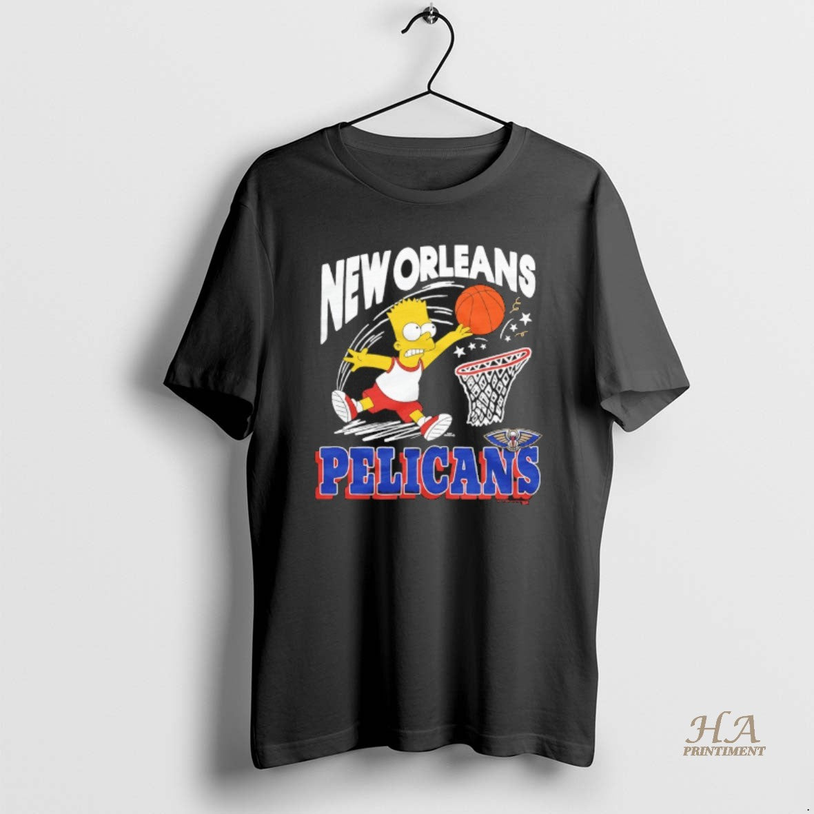 Official Bart Simpson X New Orleans Pelicans Basketball Shirt Hoodie Sweatshirt | PurePodTees.com