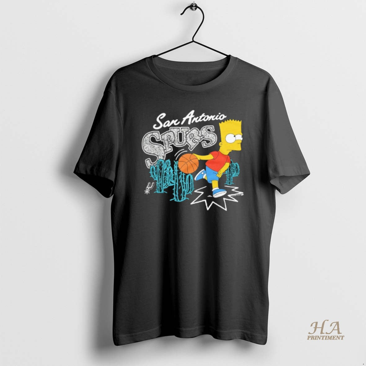 Official Bart Simpson X San Antonio Spurs Basketball Shirt Hoodie Sweatshirt | PurePodTees.com