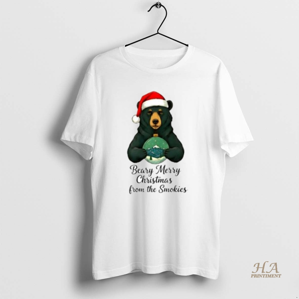 Official Beary Merry Christmas From The Smokies 2025 Shirt Hoodie Sweatshirt | PurePodTees.com