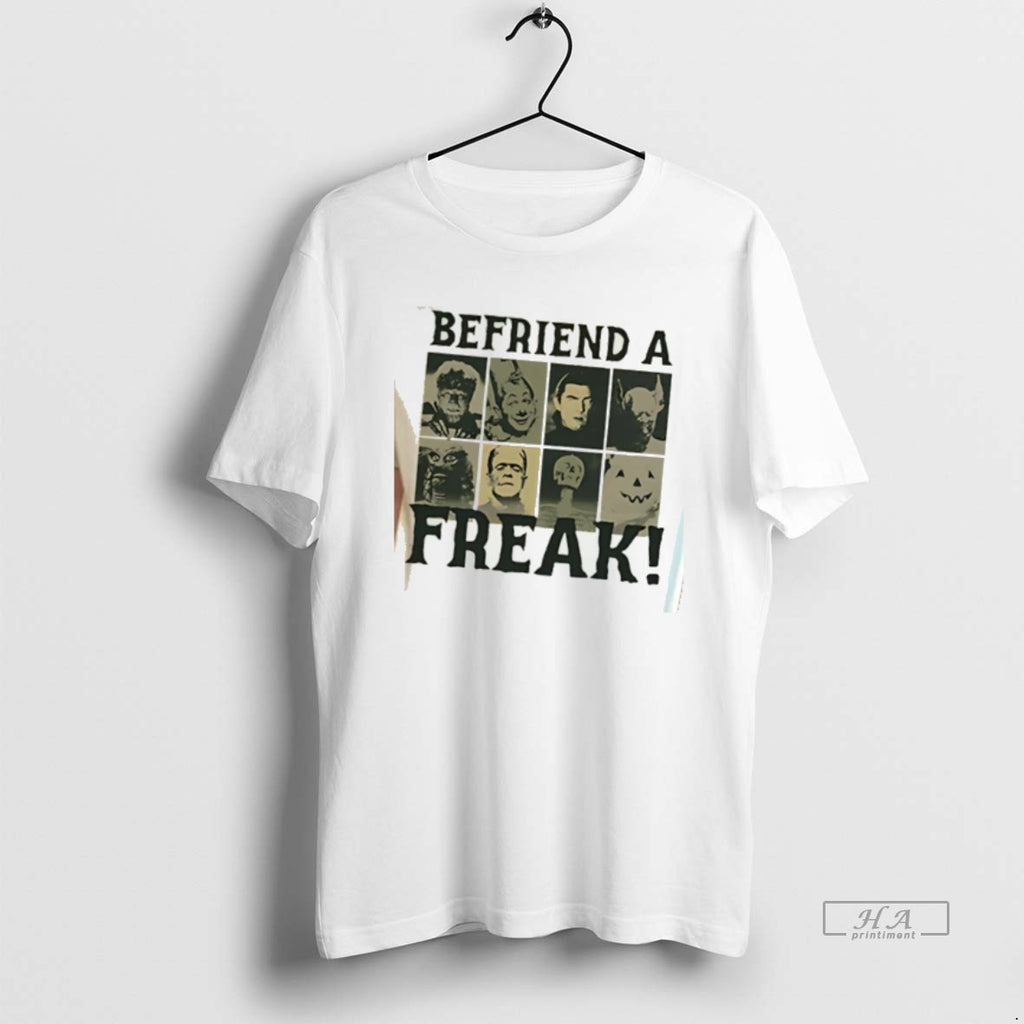 Official Befriend A Freak Halloween Shirt Hoodie Sweatshirt | PurePodTees.com