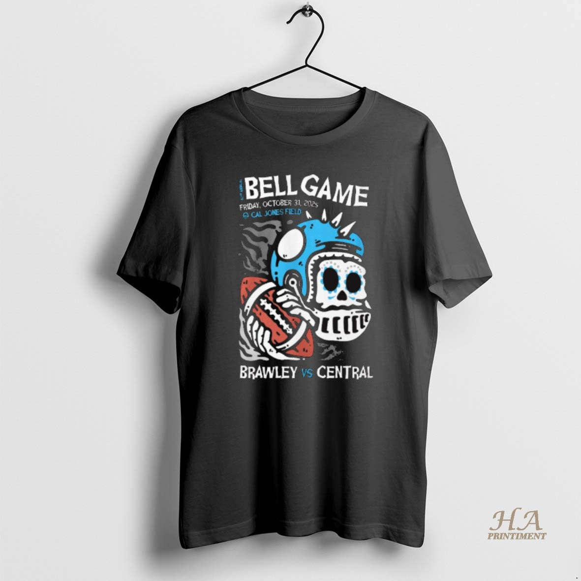 Official Bell Game Friday October 31 2025 Cal Jones Field Brawley Vs Central Shirt Hoodie Sweatshirt | PurePodTees.com