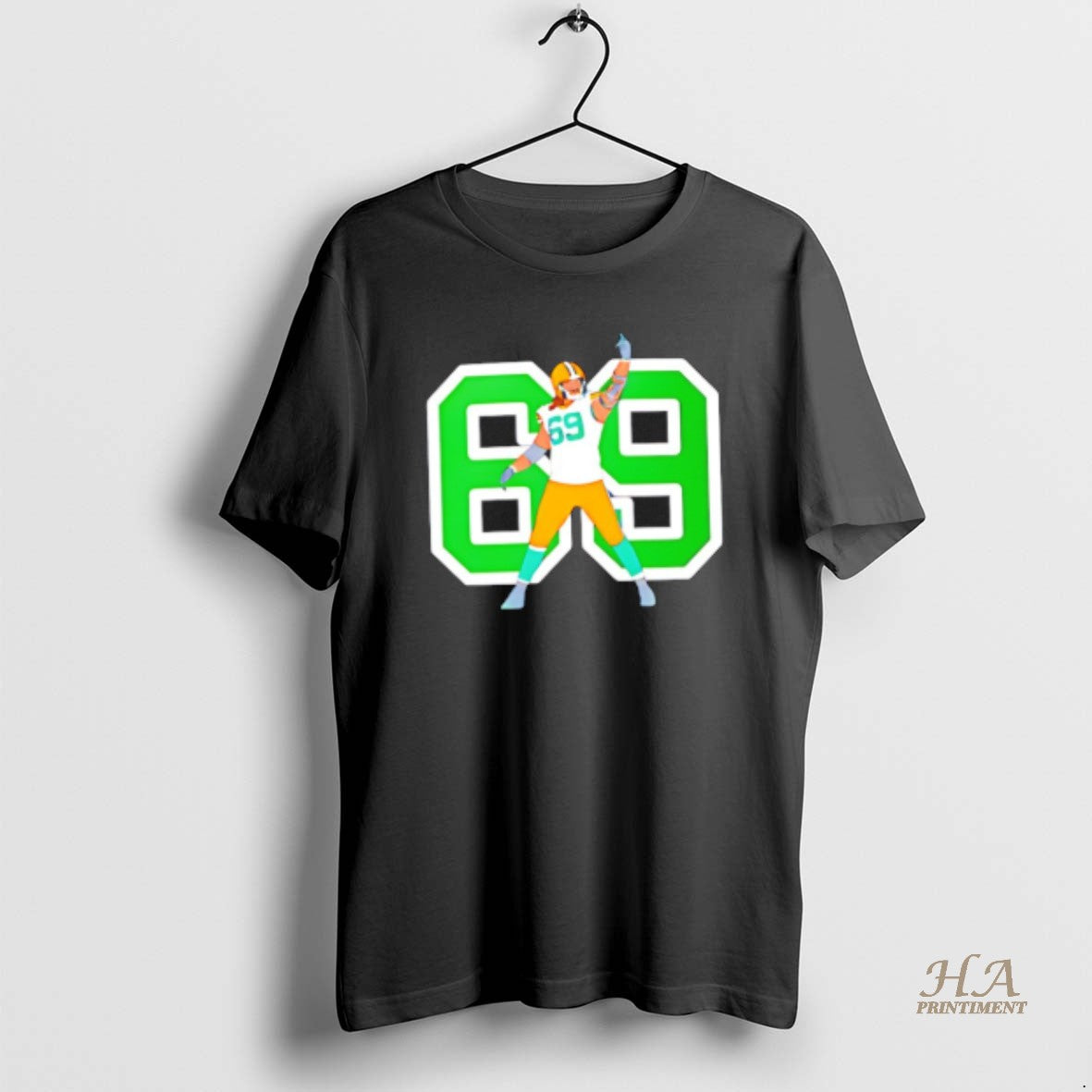 Official Best Finger Bakh 69 Green Bay Packers Shirt Hoodie Sweatshirt | PurePodTees.com