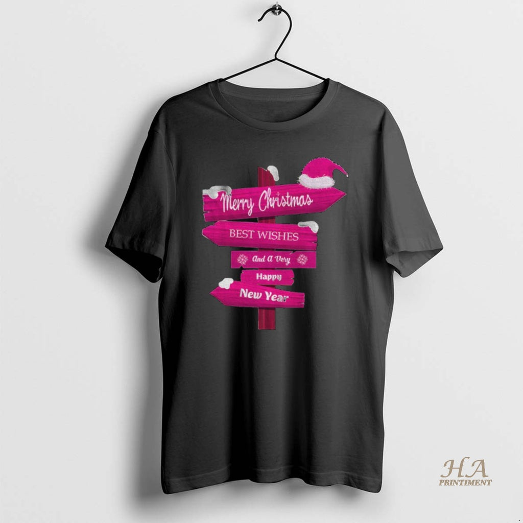 Official Best Wishes And A Very Happy New Year Merry Christmas Shirt Hoodie Sweatshirt | PurePodTees.com
