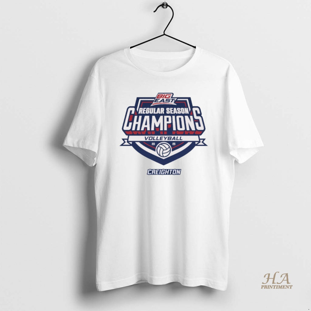 Official Big East Conference 2025 Regular Season Champions Creighton Bluejays Shirt Hoodie Sweatshirt | PurePodTees.com