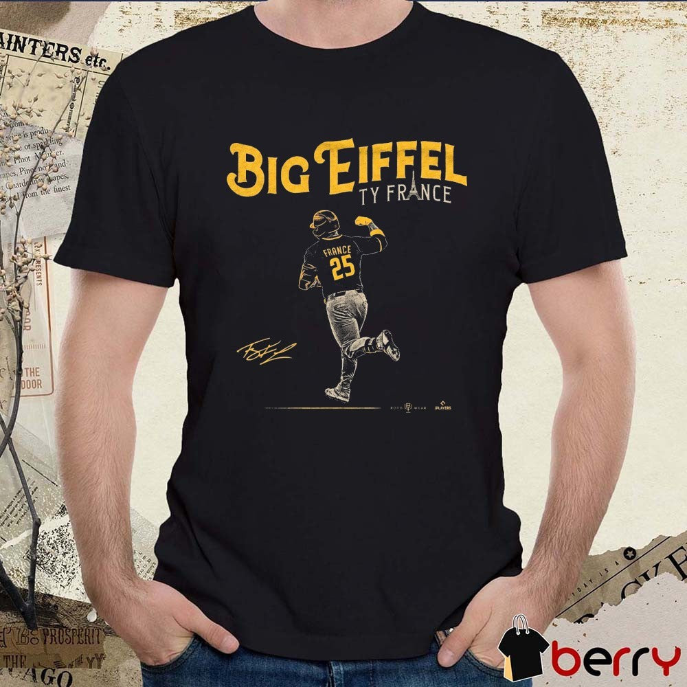 Big Eiffel Ty France San Diego Padres MLB 2026 Signature t-shirt