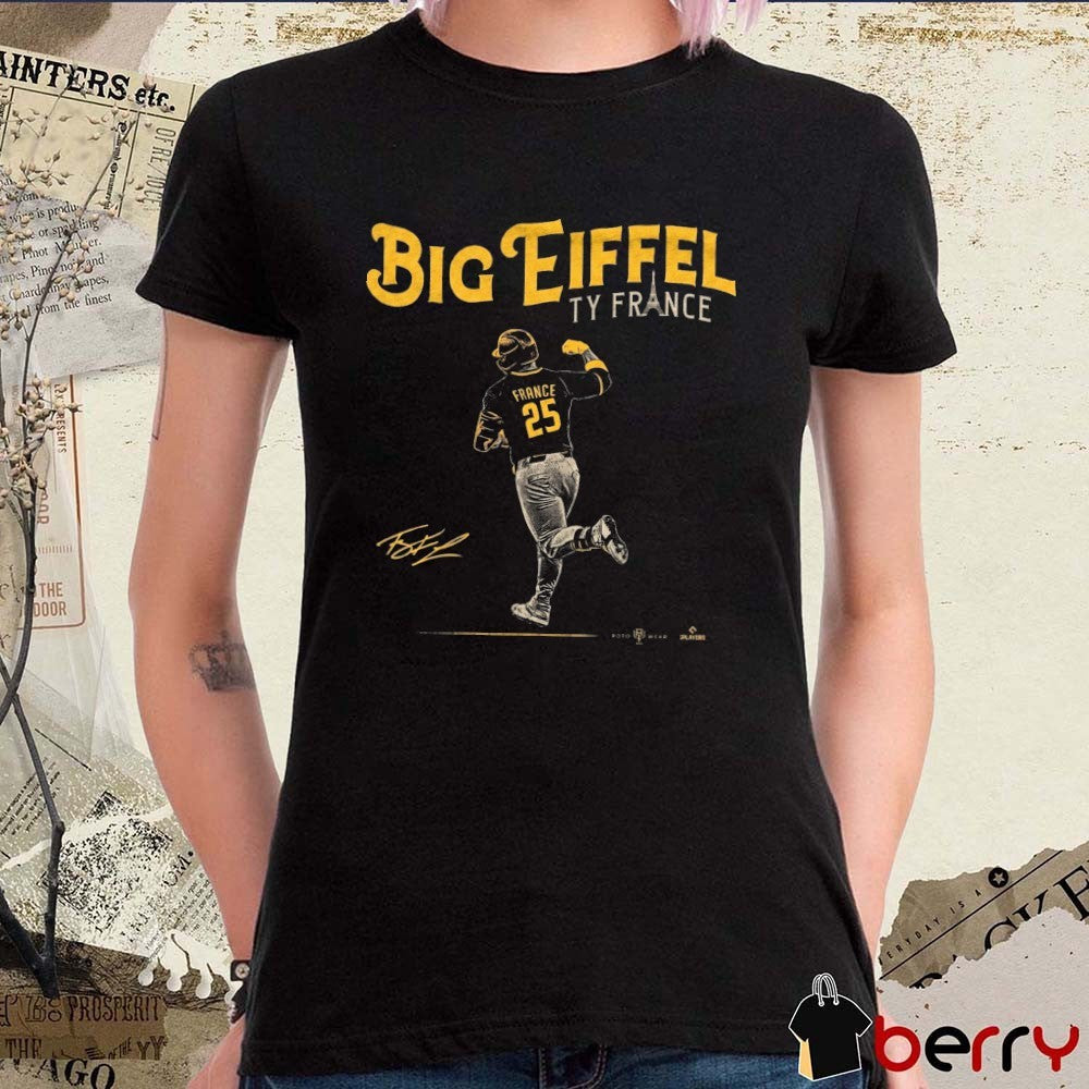 Big Eiffel Ty France San Diego Padres MLB 2026 Signature t-shirt