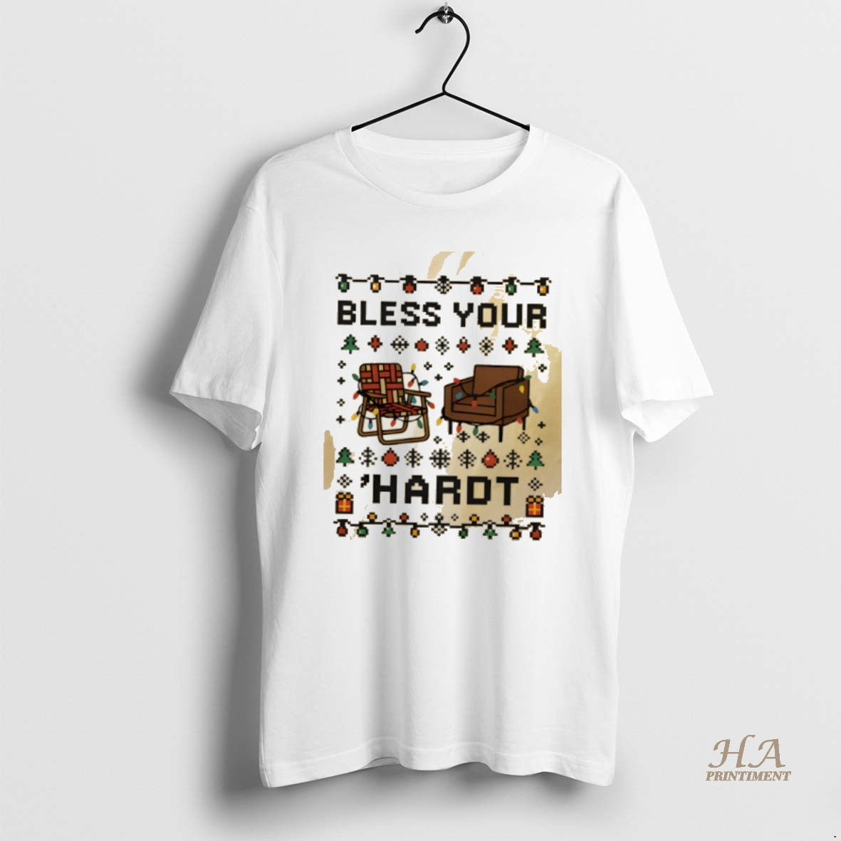 Official Bless Your Hardt Ugly Christmas Shirt Hoodie Sweatshirt | PurePodTees.com