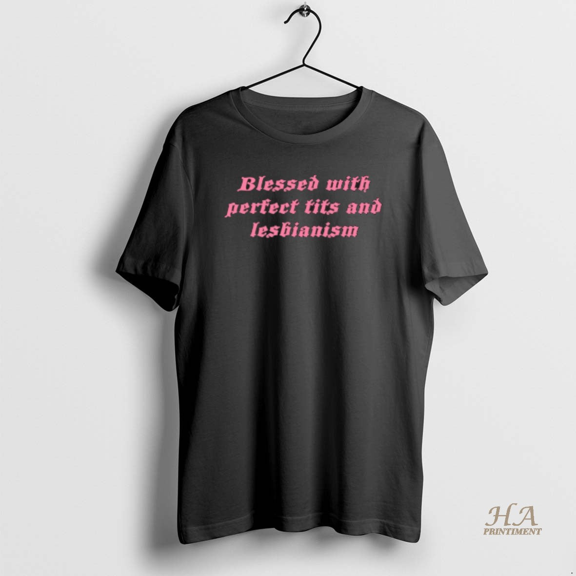 Official Blessed With Perfect Tits And Lesbianism Shirt Hoodie Sweatshirt | PurePodTees.com