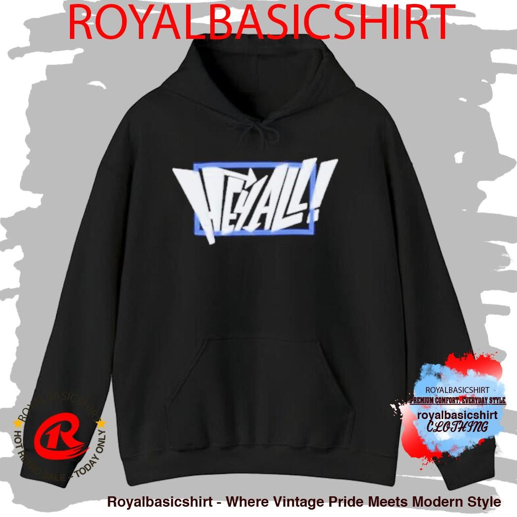 Blue Border Hey All Shirt
