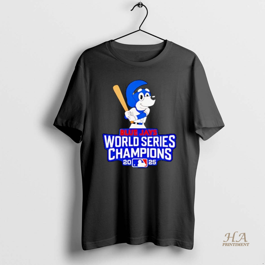 Official Bluey Blue Jays World Series Champions 2025 Christmas Ornaments Shirt Hoodie Sweatshirt | PurePodTees.com