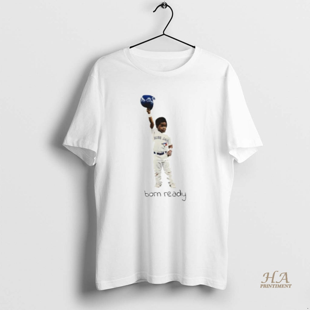 Official Bo Bichette Wearing Born Ready Vladimir Guerrero Shirt Hoodie Sweatshirt | PurePodTees.com
