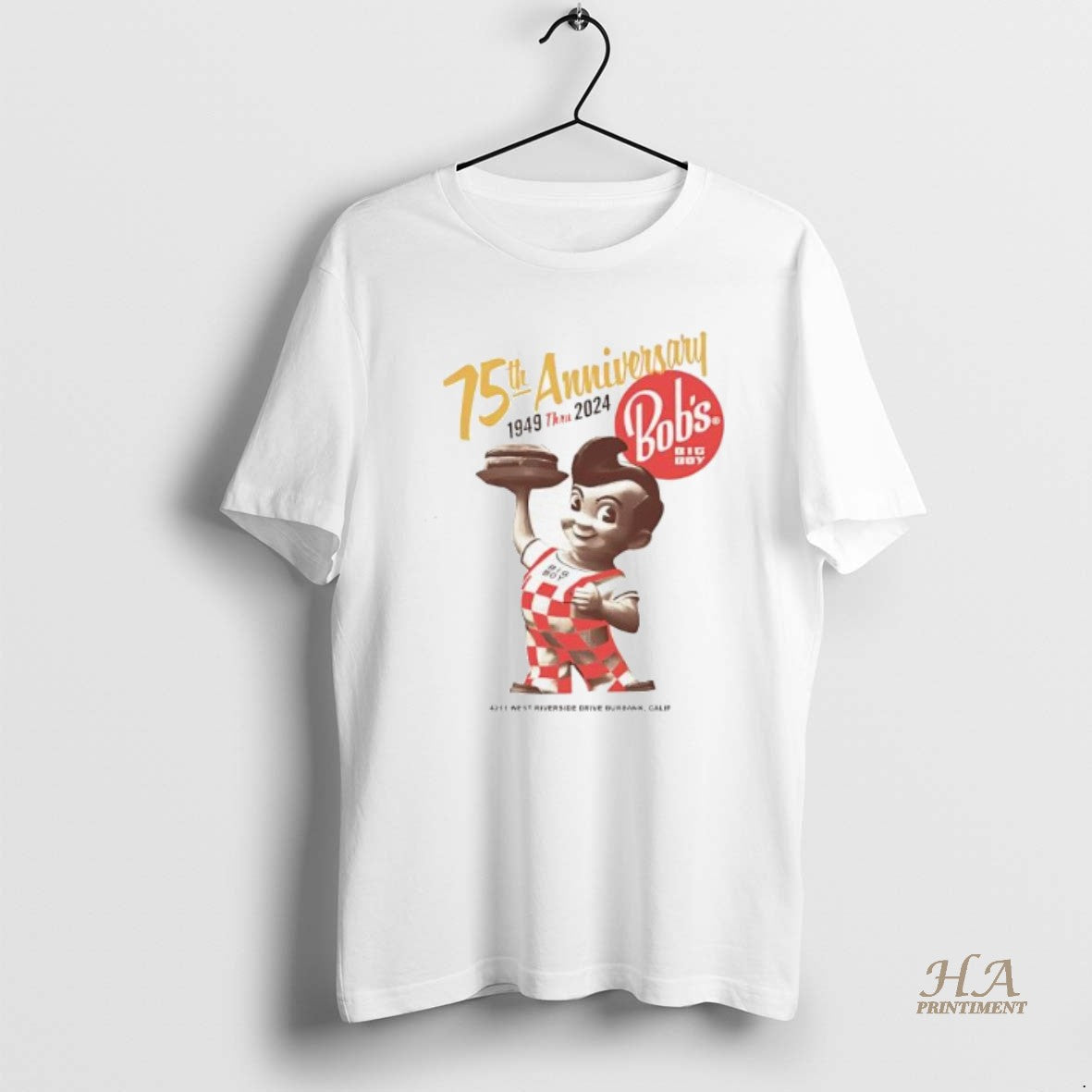 Official Bobs Big Boy 75th Anniversary 1949 There 2024 Shirt Hoodie Sweatshirt | PurePodTees.com