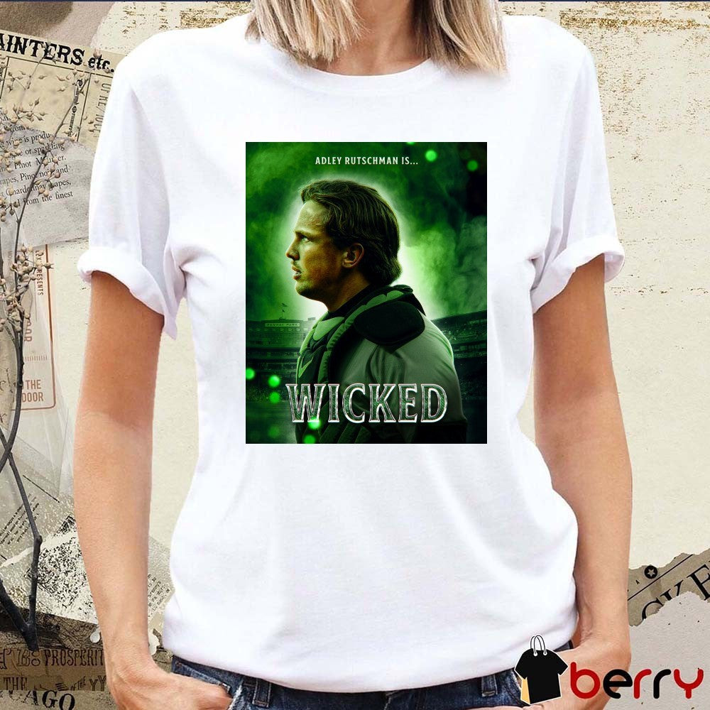 Boston Red Sox Catcher Adley Rutschman Is Wicked 2026 Poster t-shirt