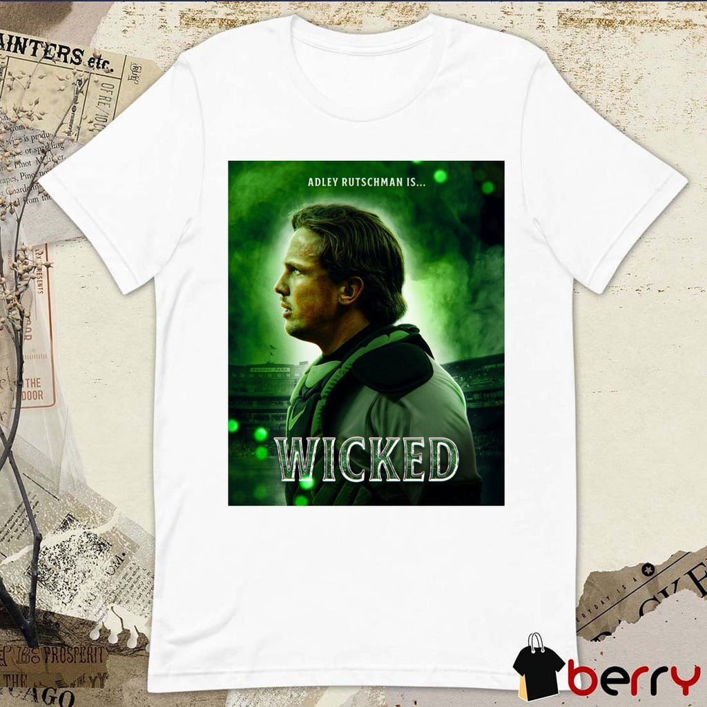 Boston Red Sox Catcher Adley Rutschman Is Wicked 2026 Poster t-shirt