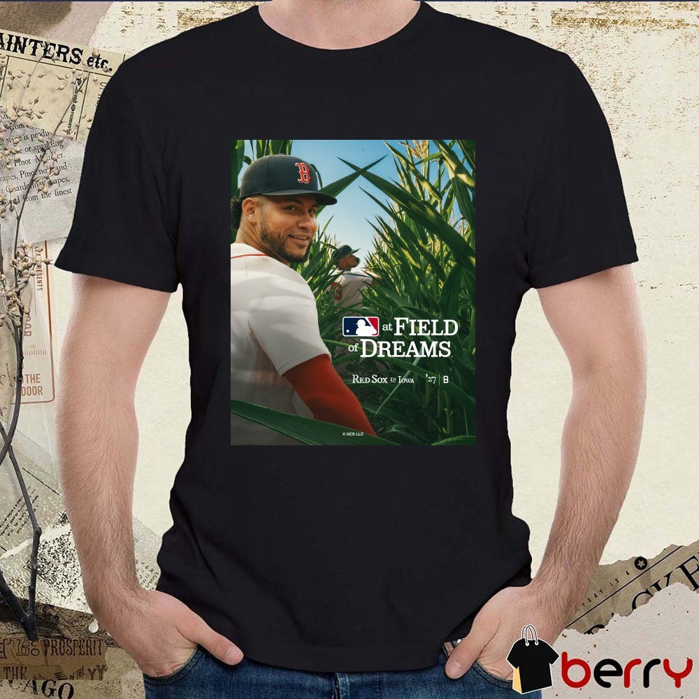 Boston Red Sox MLB At Field Of Dreams In Iowa ’27 Poster t-shirt
