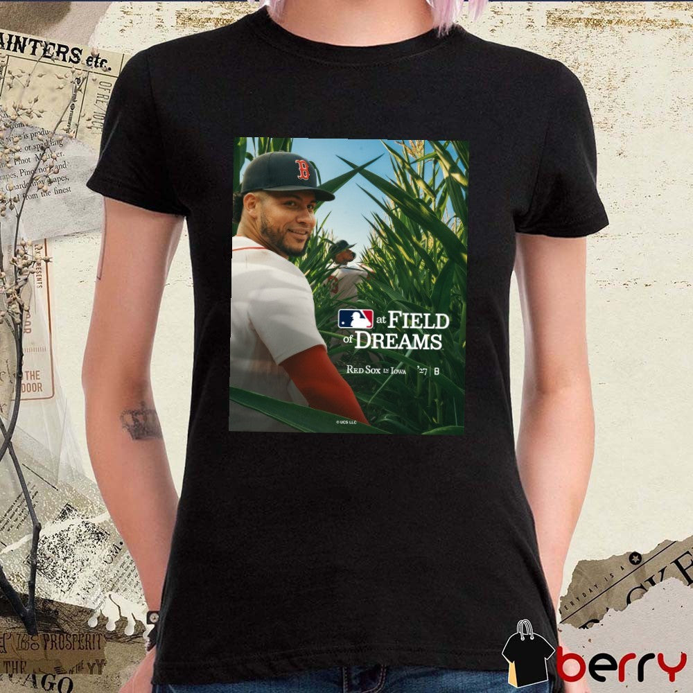 Boston Red Sox MLB At Field Of Dreams In Iowa ’27 Poster t-shirt
