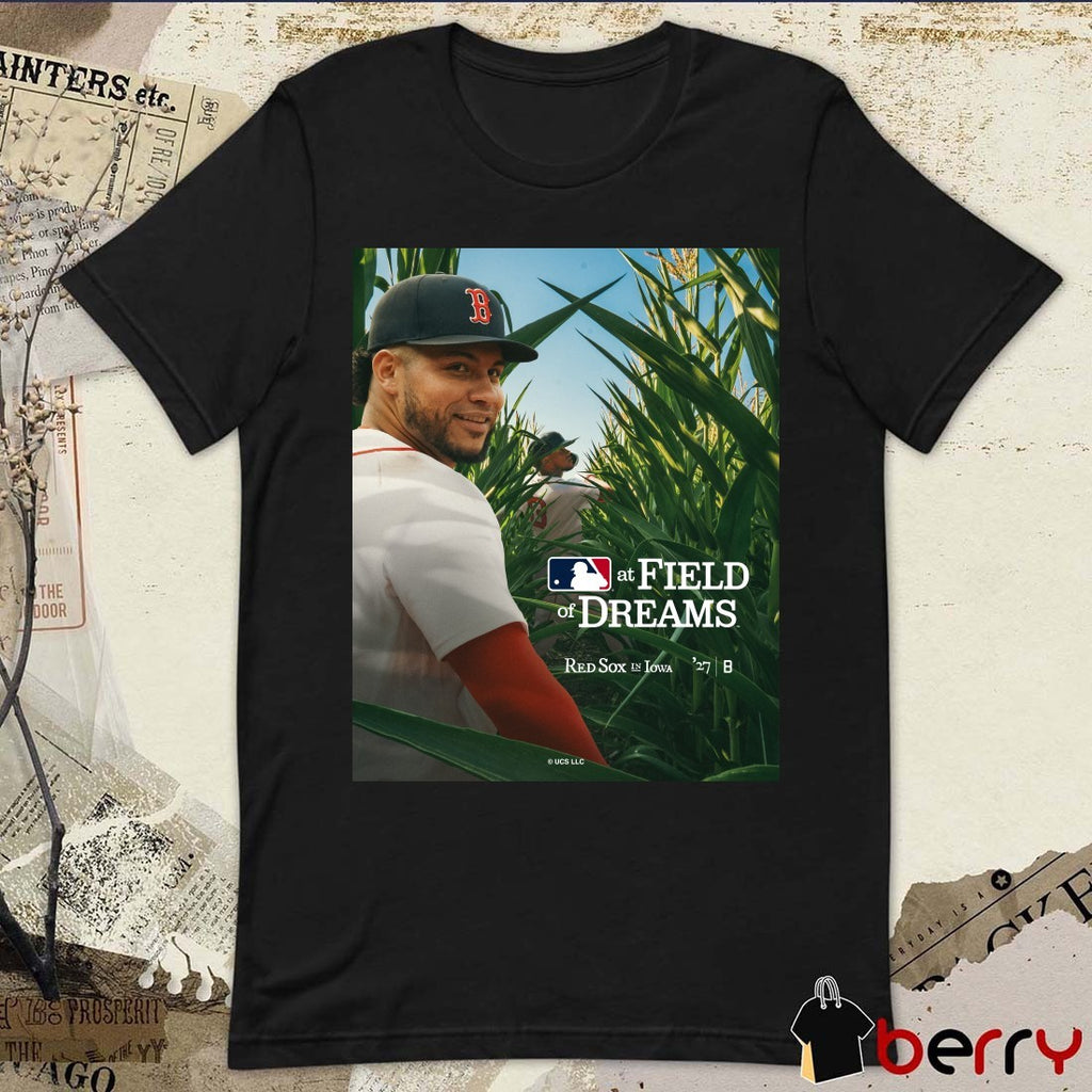 Boston Red Sox MLB At Field Of Dreams In Iowa ’27 Poster t-shirt