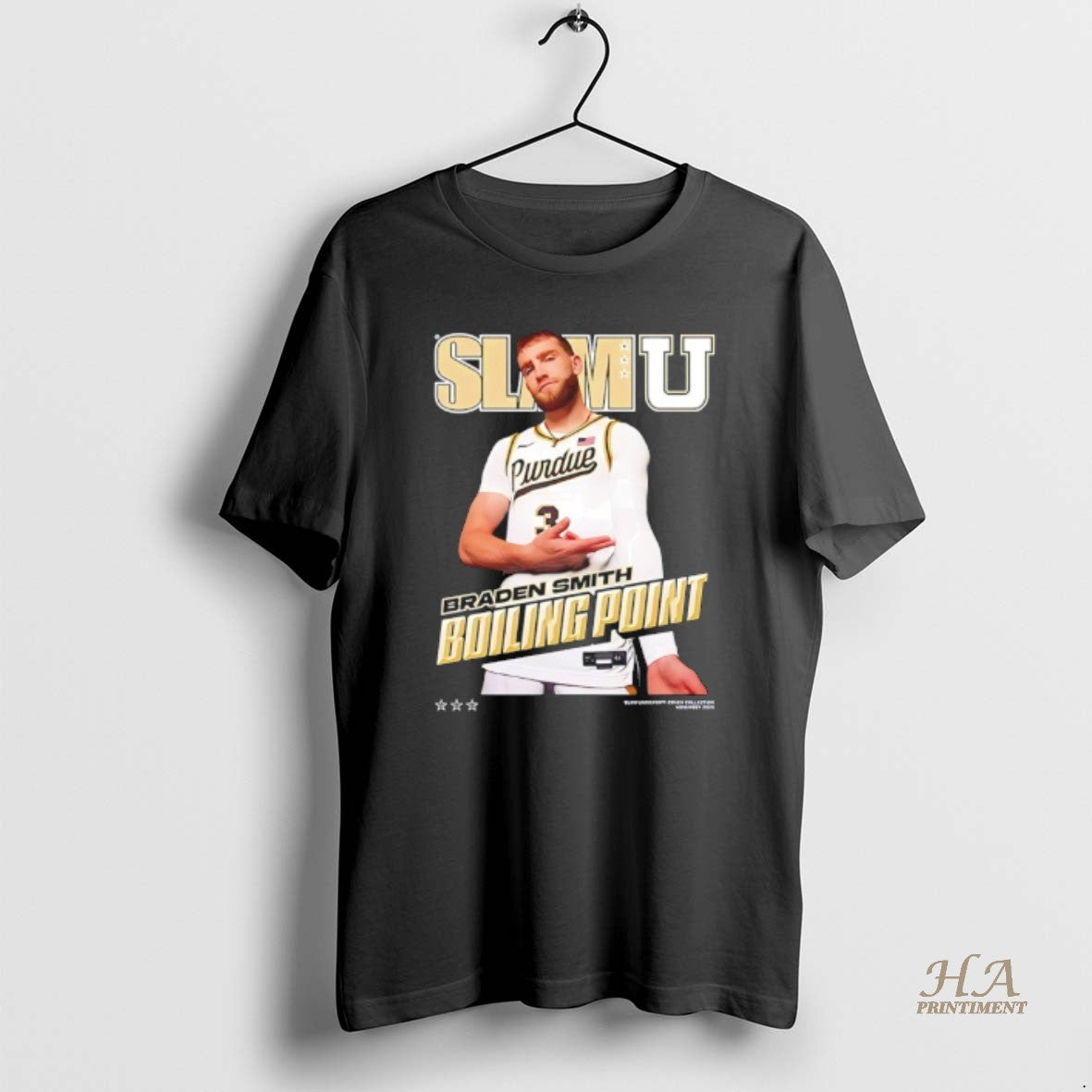 Official Braden Smith Boiling Point Purdue Boilermakers Slam Shirt Hoodie Sweatshirt | PurePodTees.com