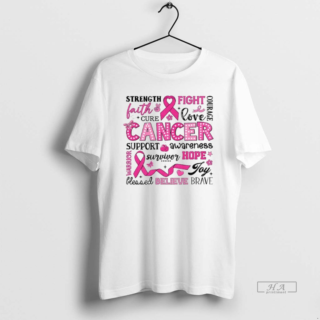 Official Breast Cancer Awareness October We Wear Pink Awareness Ribbon