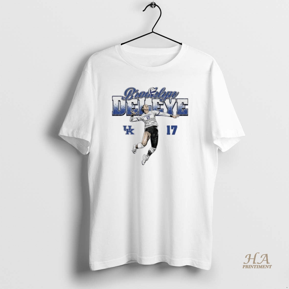 Official Brooklyn Deleye 17 Kentucky Wildcats Womens Volleyball Vintage Shirt Hoodie Sweatshirt | PurePodTees.com