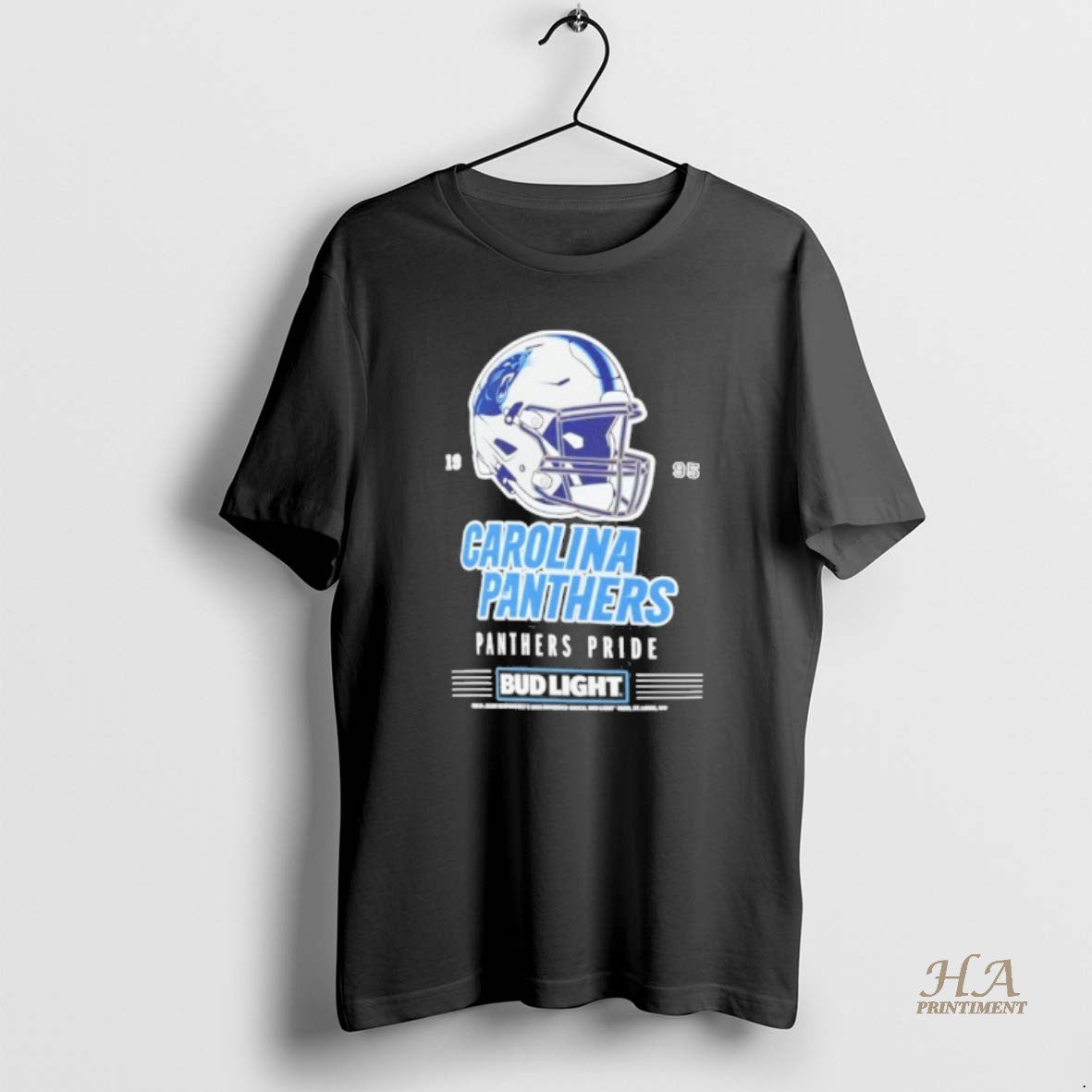Official Bud Light X Carolina Panthers Panthers Pride Helmet Shirt Hoodie Sweatshirt | PurePodTees.com