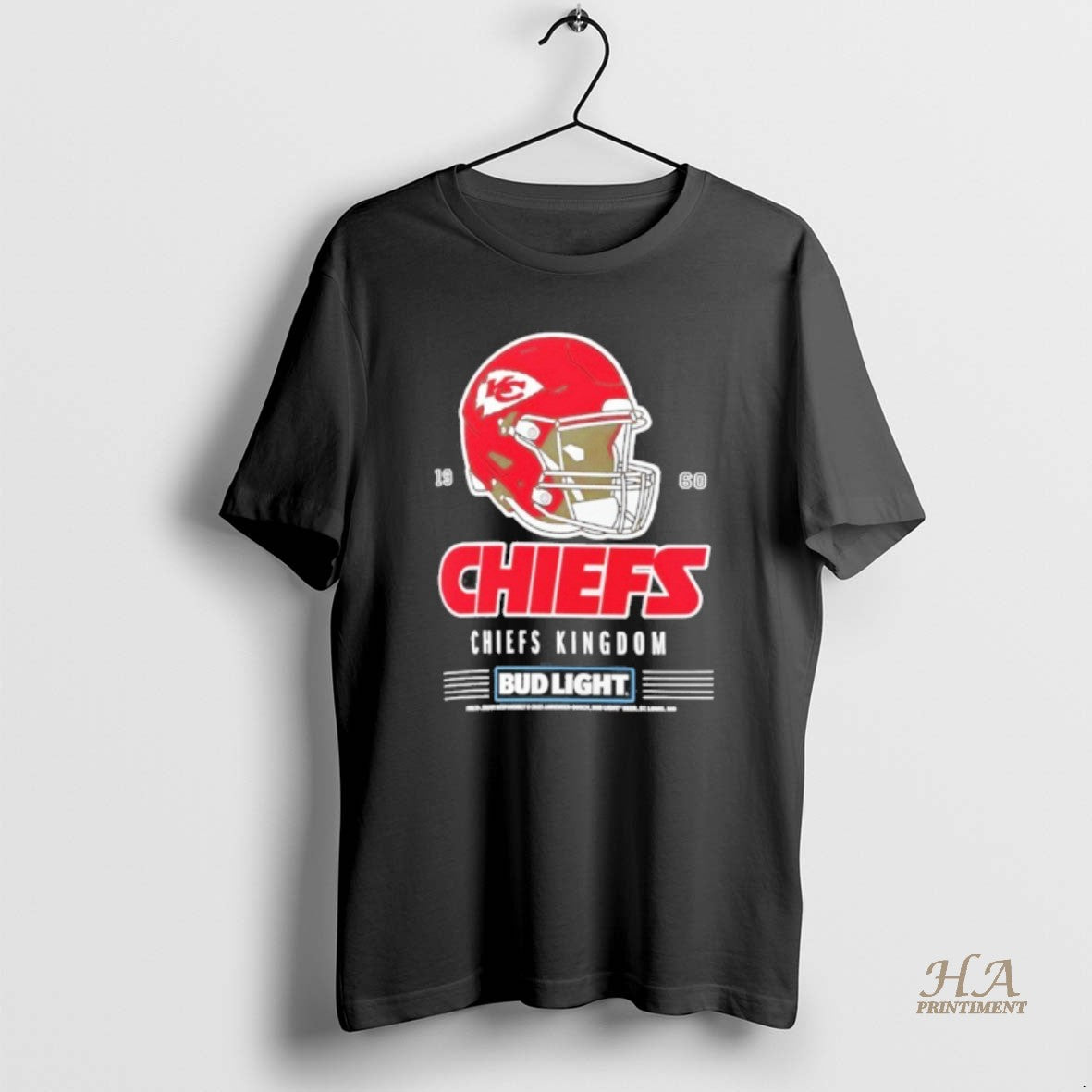 Official Bud Light X Kansas City Chiefs Chiefs Kingdom Helmet Shirt Hoodie Sweatshirt | PurePodTees.com