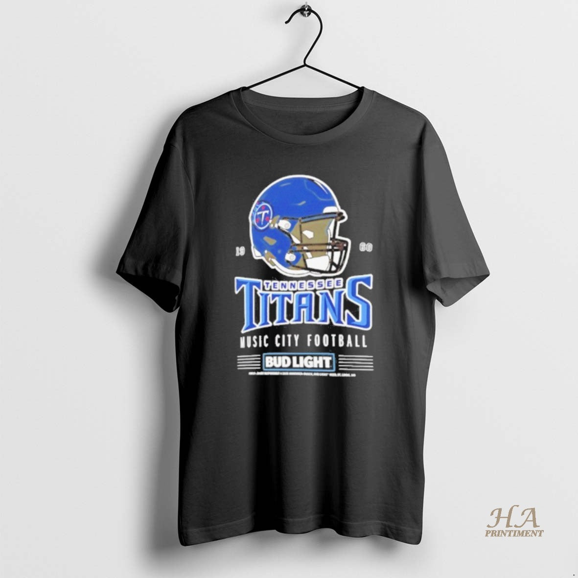Official Bud Light X Tennessee Titans Music City Football Helmet Shirt Hoodie Sweatshirt | PurePodTees.com