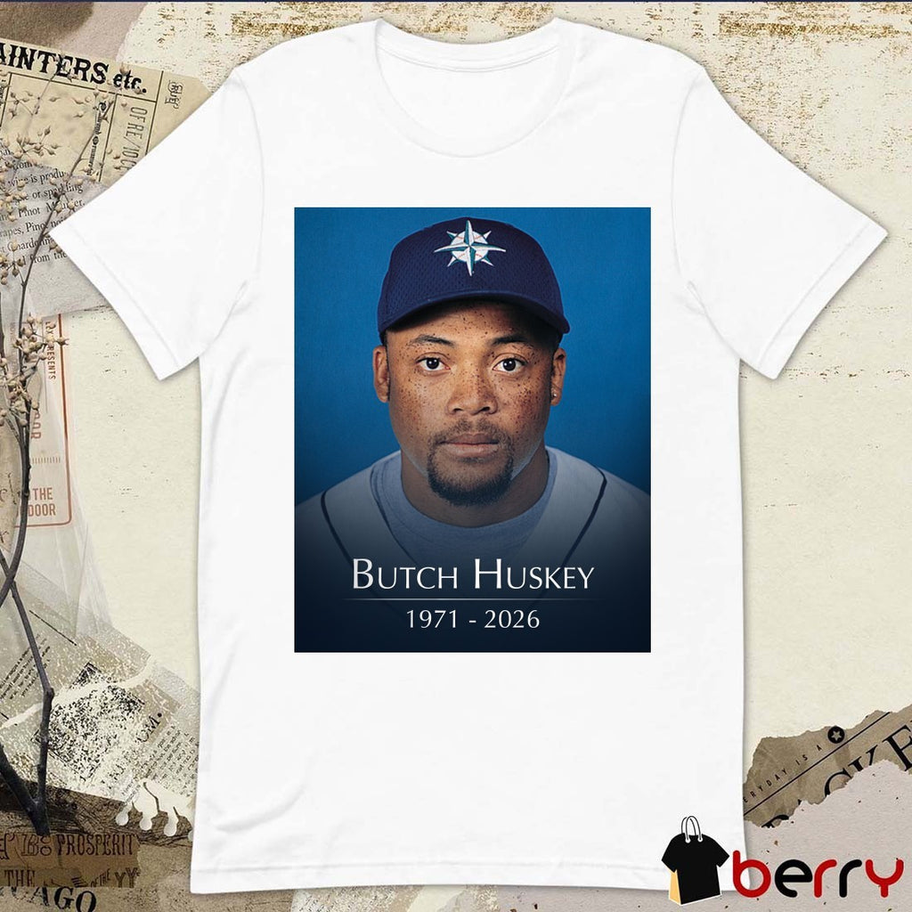 Butch Huskey 1971 – 2026 Seattle Mariners Poster t-shirt