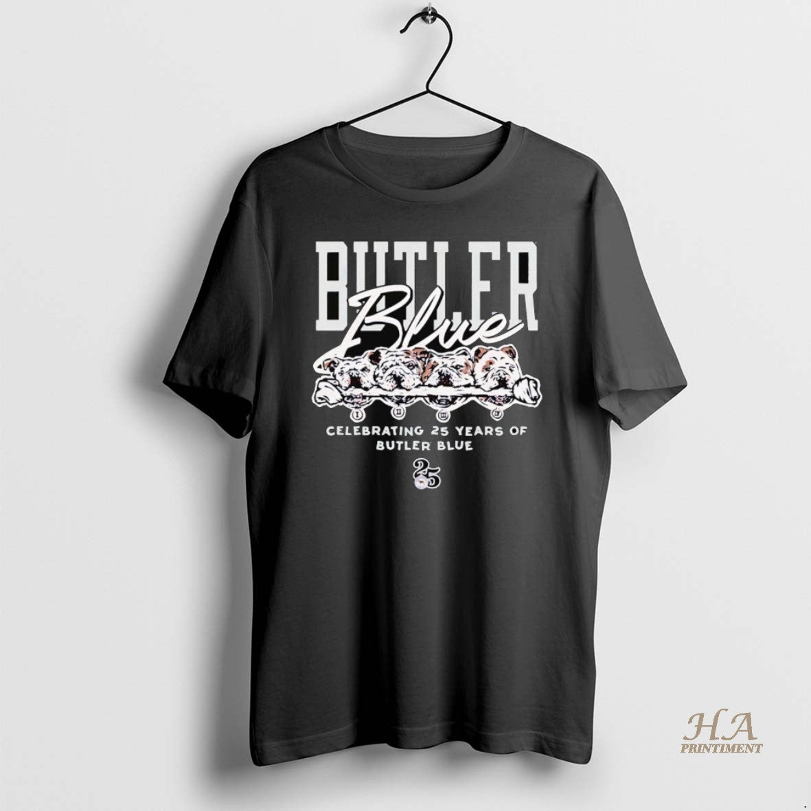 Official Butler Blue Celebrating 25 Years Of Butler Bulldogs Shirt Hoodie Sweatshirt | PurePodTees.com
