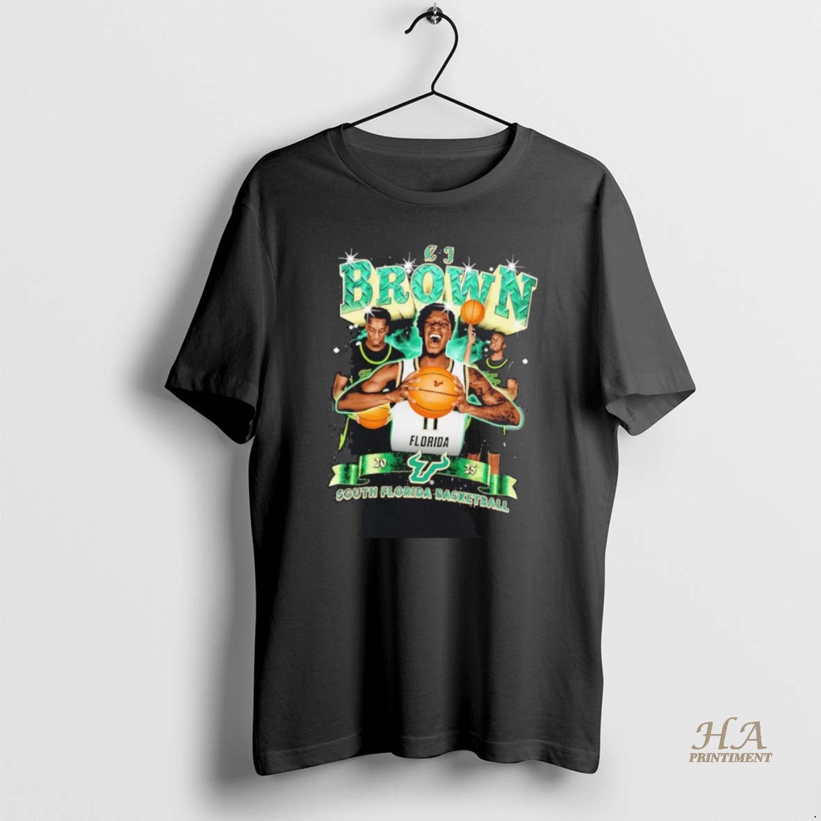 Official Cj Brown Picture Collage 2025 South Florida Bulls Shirt Hoodie Sweatshirt | PurePodTees.com
