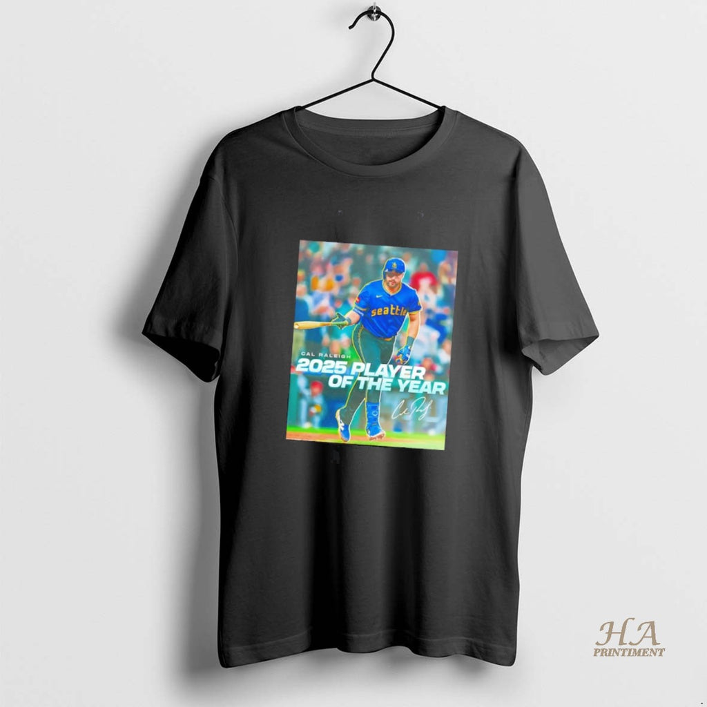 Official Cal Raleigh 2025 Player Of The Year Shirt Hoodie Sweatshirt | PurePodTees.com
