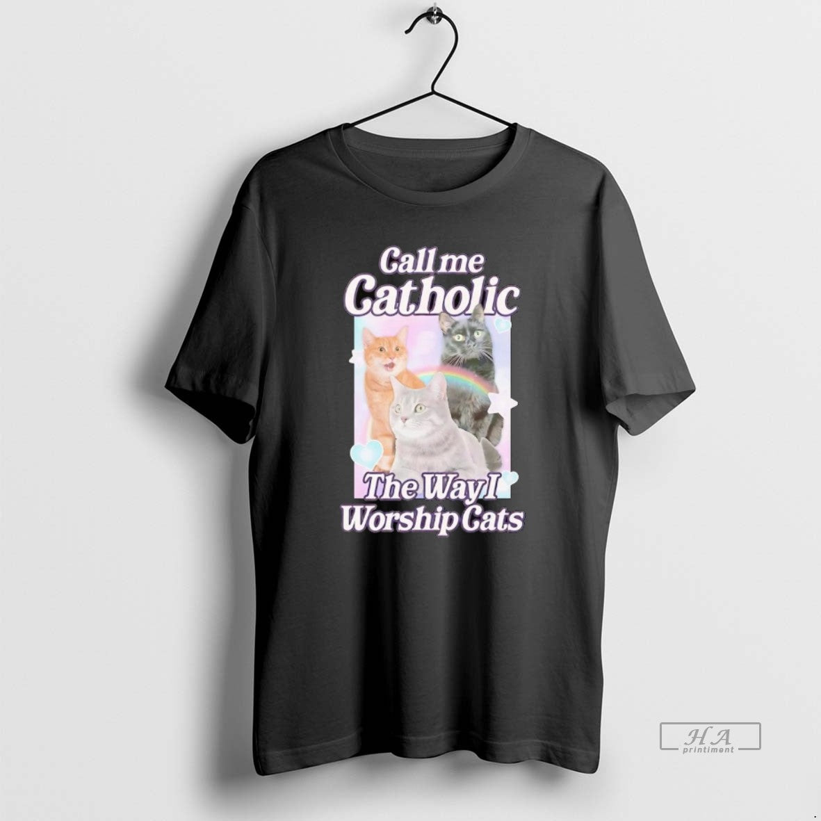 Official Call Me Catholic The Way I Worship Cats