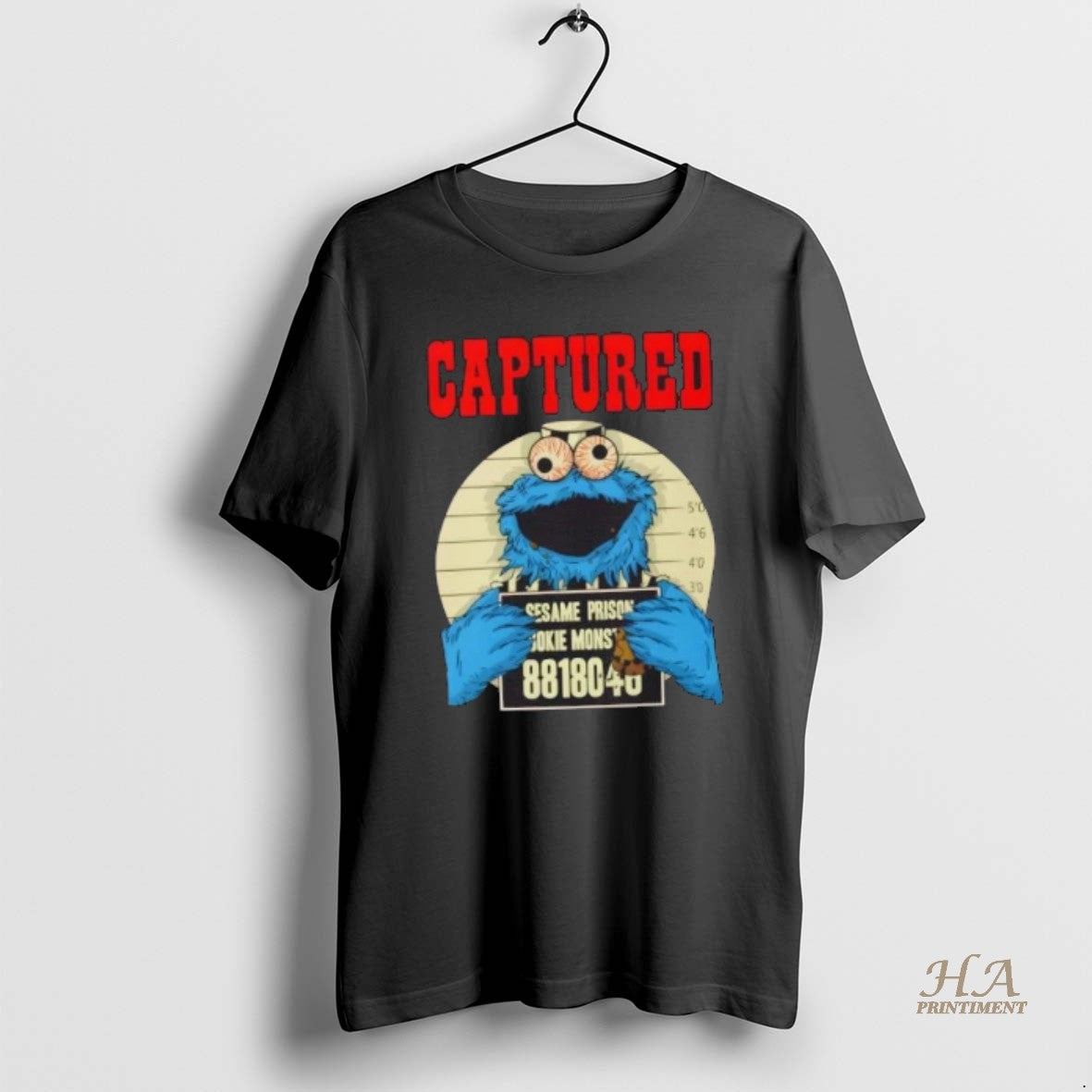 Official Captured Cookie Monster Mugshot Vintage Shirt Hoodie Sweatshirt | PurePodTees.com