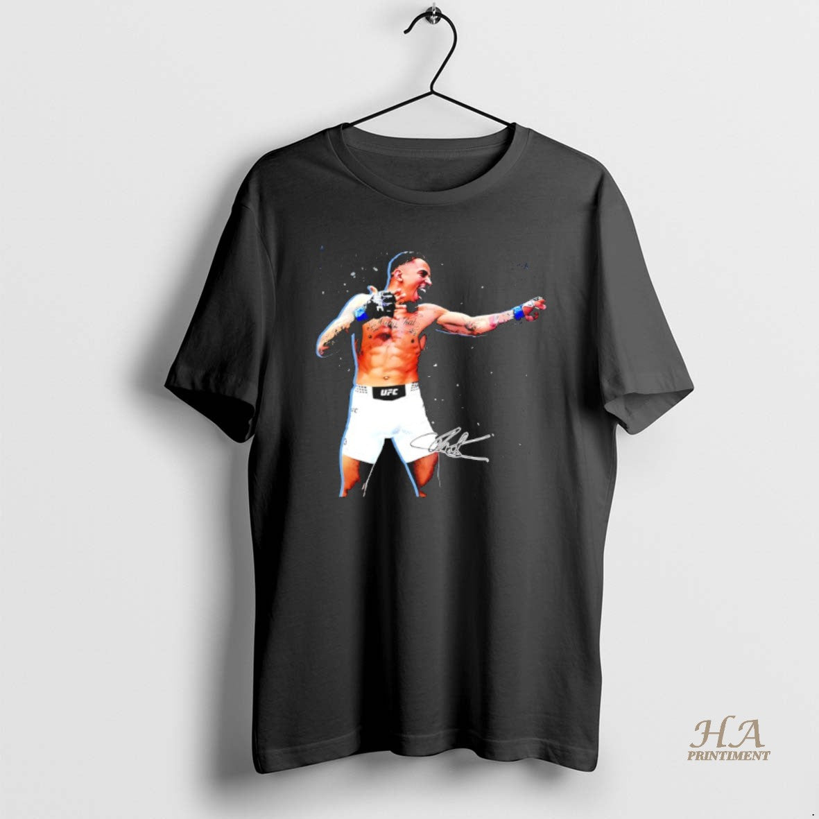 Official Carlos Prates Ufc 2025 Signature Shirt Hoodie Sweatshirt | PurePodTees.com