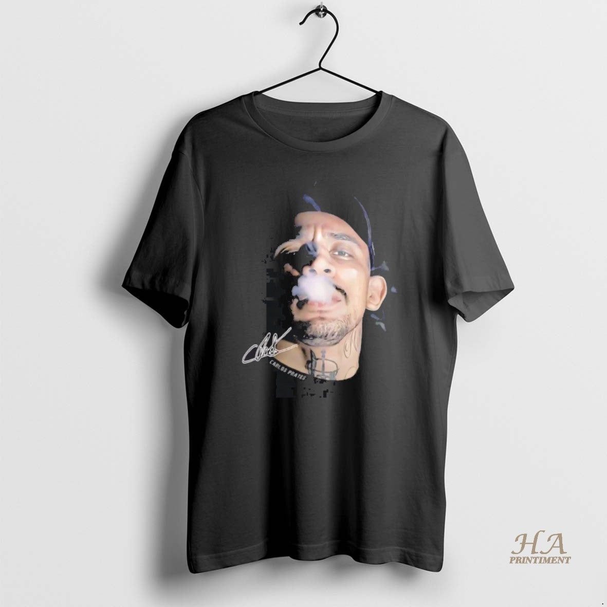 Official Carlos Prates Smoke Signature Shirt Hoodie Sweatshirt | PurePodTees.com