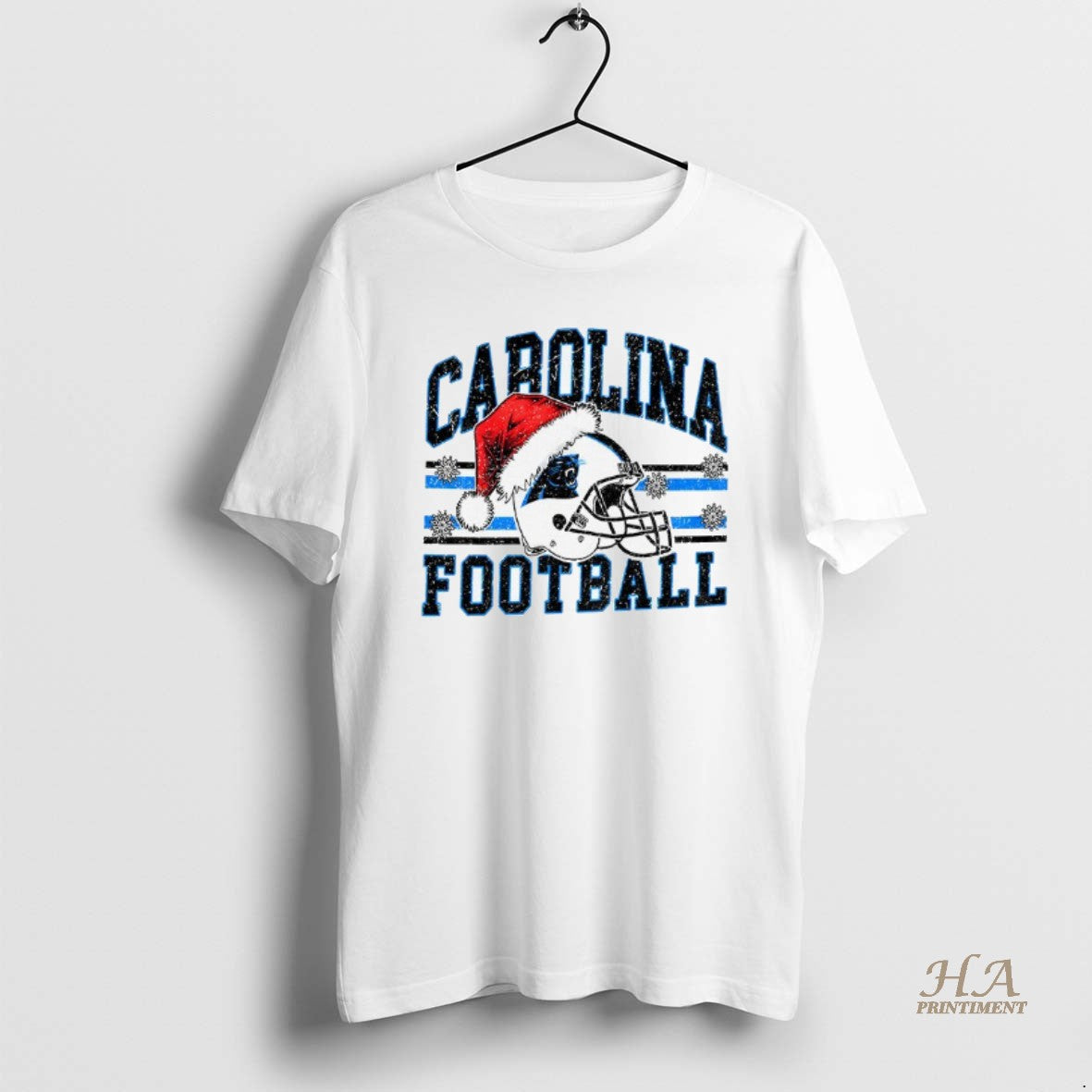 Official Carolina Panthers Santa Hat Football Merry Christmas 2025 Shirt Hoodie Sweatshirt | PurePodTees.com