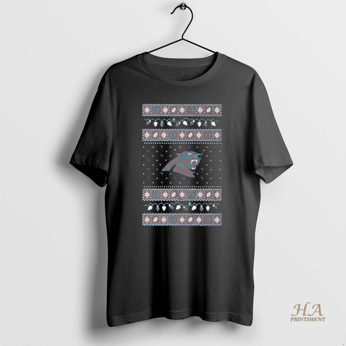 Official Carolina Panthers Ugly Christmas Light Shirt Hoodie Sweatshirt | PurePodTees.com