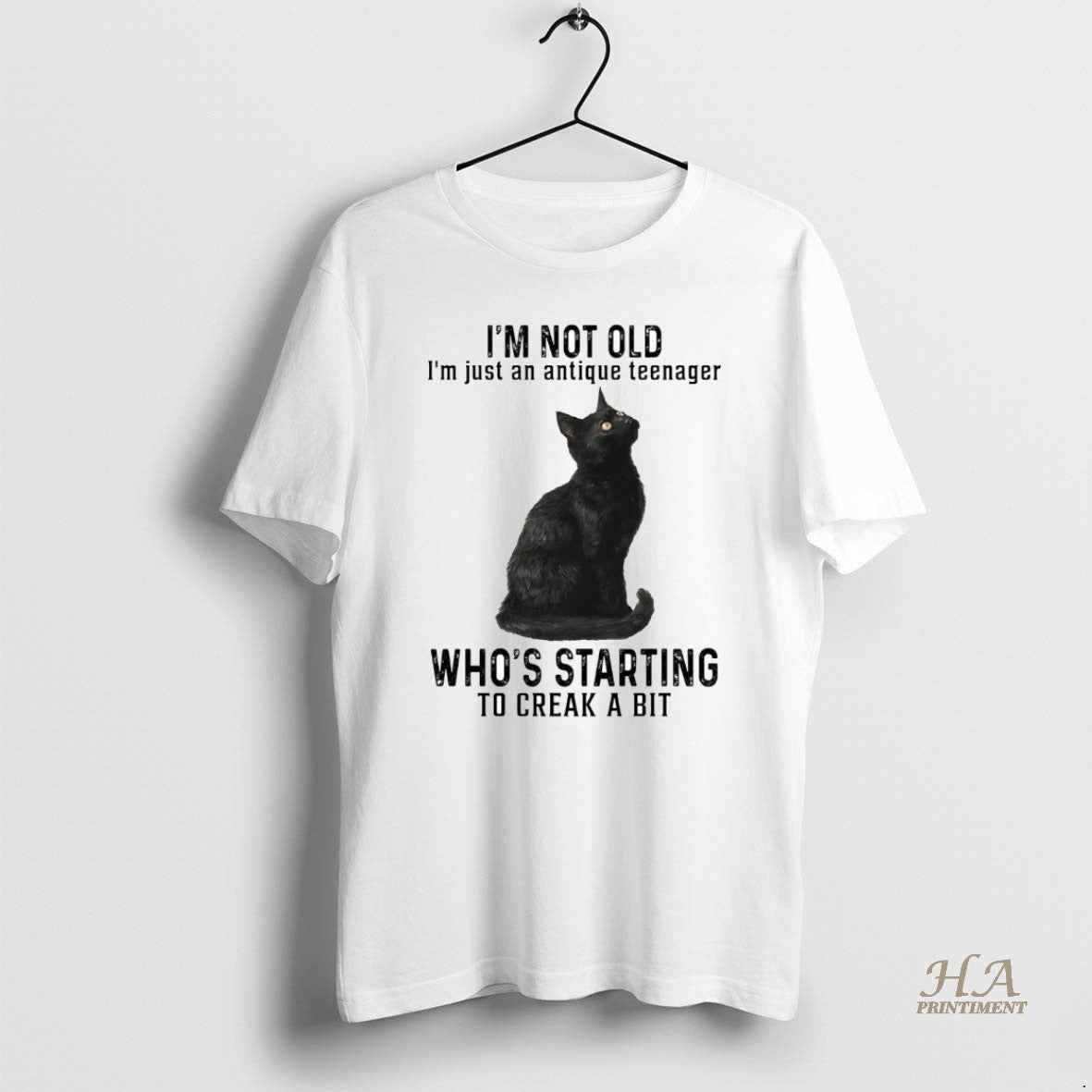 Official Cat Im Not Old Im Just An Antique Teenager Whos Starting Shirt Hoodie Sweatshirt | PurePodTees.com