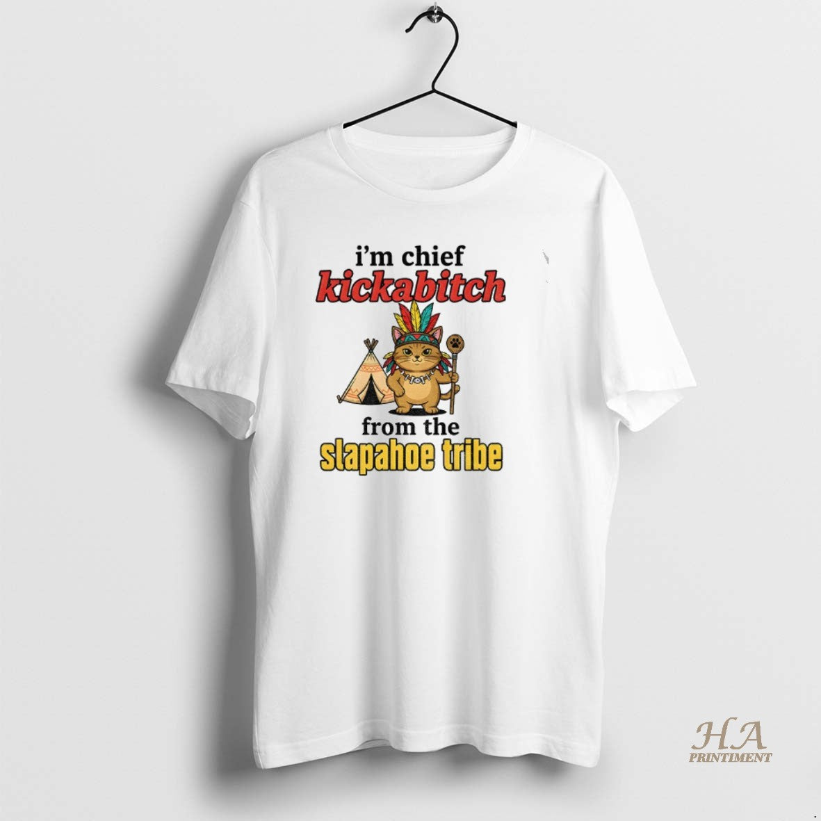 Official Catnative Im Chief Kickabitch From The Slapahoe Tribe Vintage Shirt Hoodie Sweatshirt | PurePodTees.com
