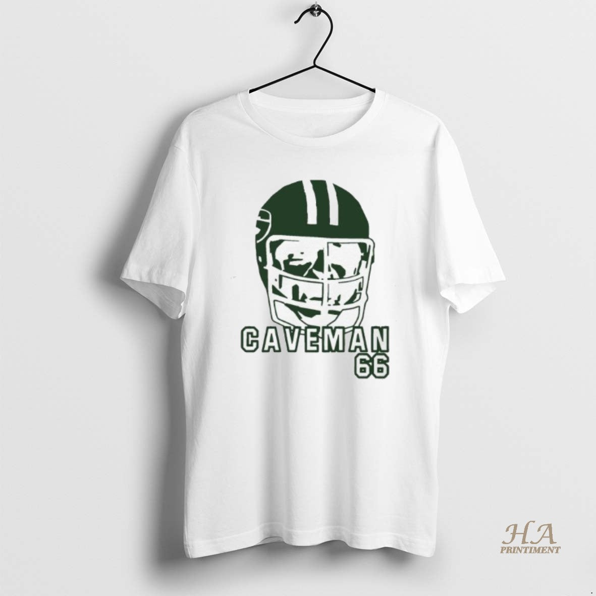 Official Caveman 66 Outline Helmet Green Bay Packers Shirt Hoodie Sweatshirt | PurePodTees.com