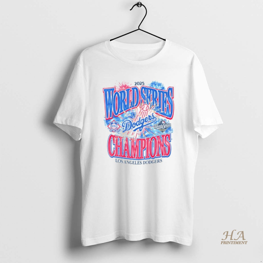 Official Celebration Los Angeles Dodgers 2025 World Series Champions Shirt Hoodie Sweatshirt | PurePodTees.com