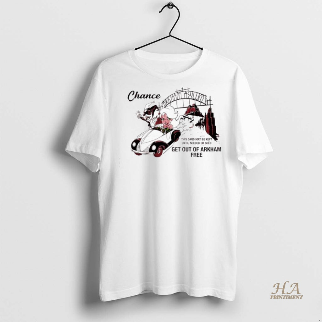 Official Chance This Card May Be Kept Until Needed Or Sold Get Out Of Arkham Shirt Hoodie Sweatshirt | PurePodTees.com