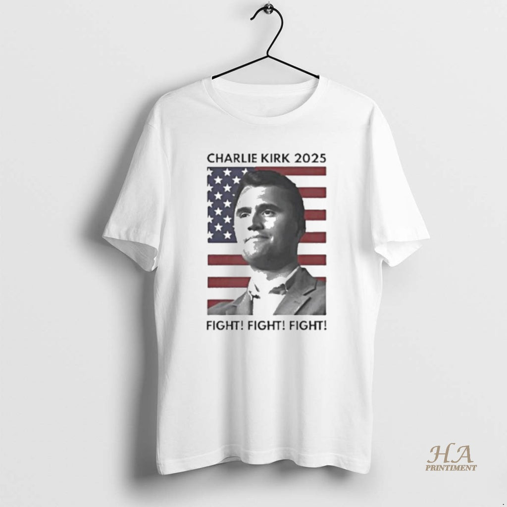 Official Charlie Kirk 2025 Fight Shirt Hoodie Sweatshirt | PurePodTees.com