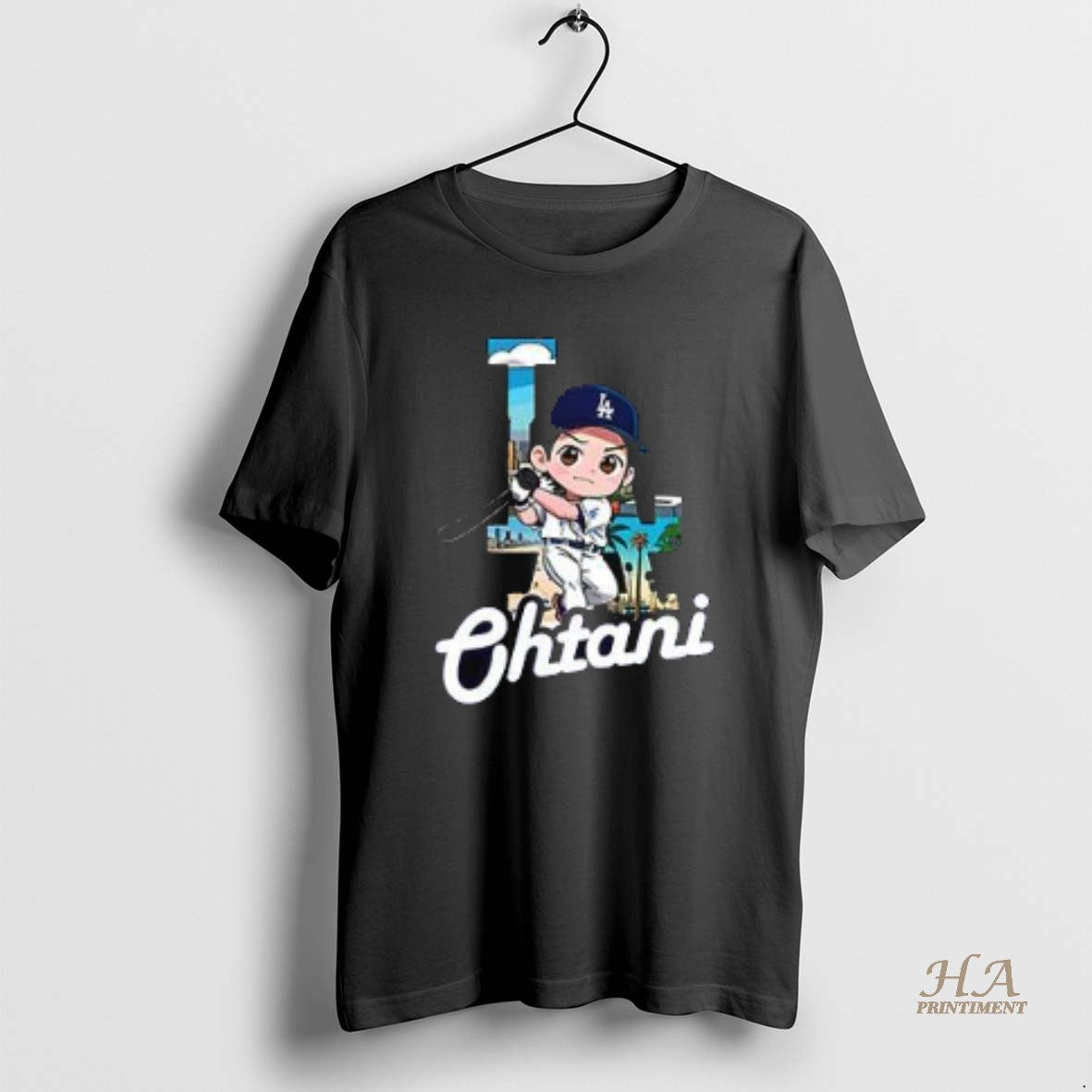 Official Chibi Ohtani La Baseball Player Shirt Hoodie Sweatshirt | PurePodTees.com