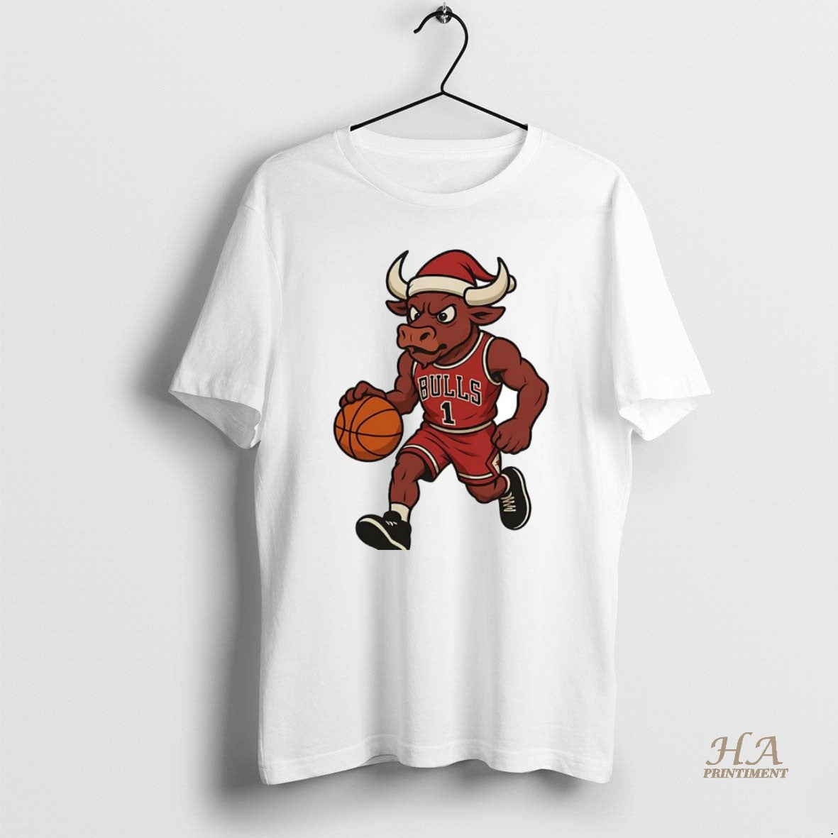 Official Chicago Bulls Mascot Dribbling Christmas Shirt Hoodie Sweatshirt | PurePodTees.com