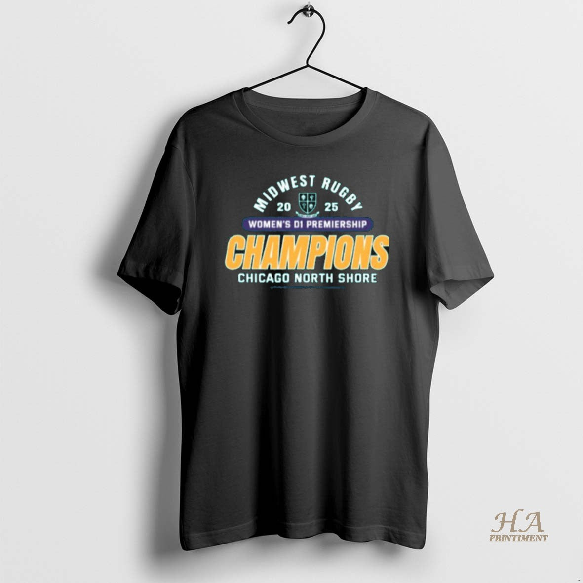 Official Chicago North Shore 2025 Midwest Rugby Womens D1 Premiership Champions Shirt Hoodie Sweatshirt | PurePodTees.com