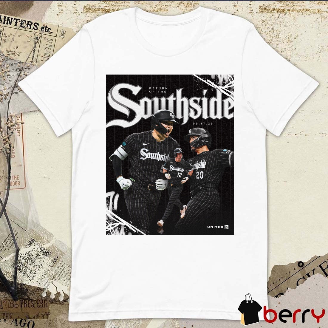 Chicago White Sox MLB 2026 Return Of The Southside September 17 2026 Poster t-shirt