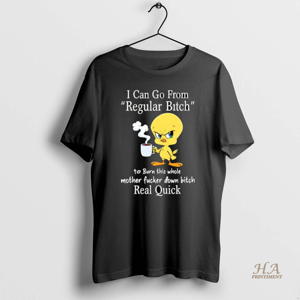 Official Chick I Can Go From Regular Bitch To Burn This Whole Shirt Hoodie Sweatshirt | PurePodTees.com