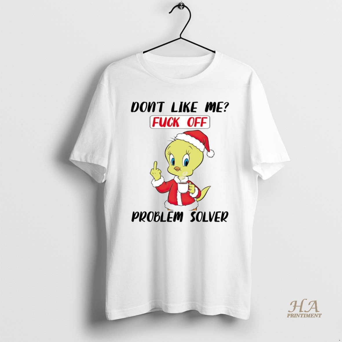 Official Chick Dont Like Me Fuck Off Problem Solver Christmas Shirt Hoodie Sweatshirt | PurePodTees.com