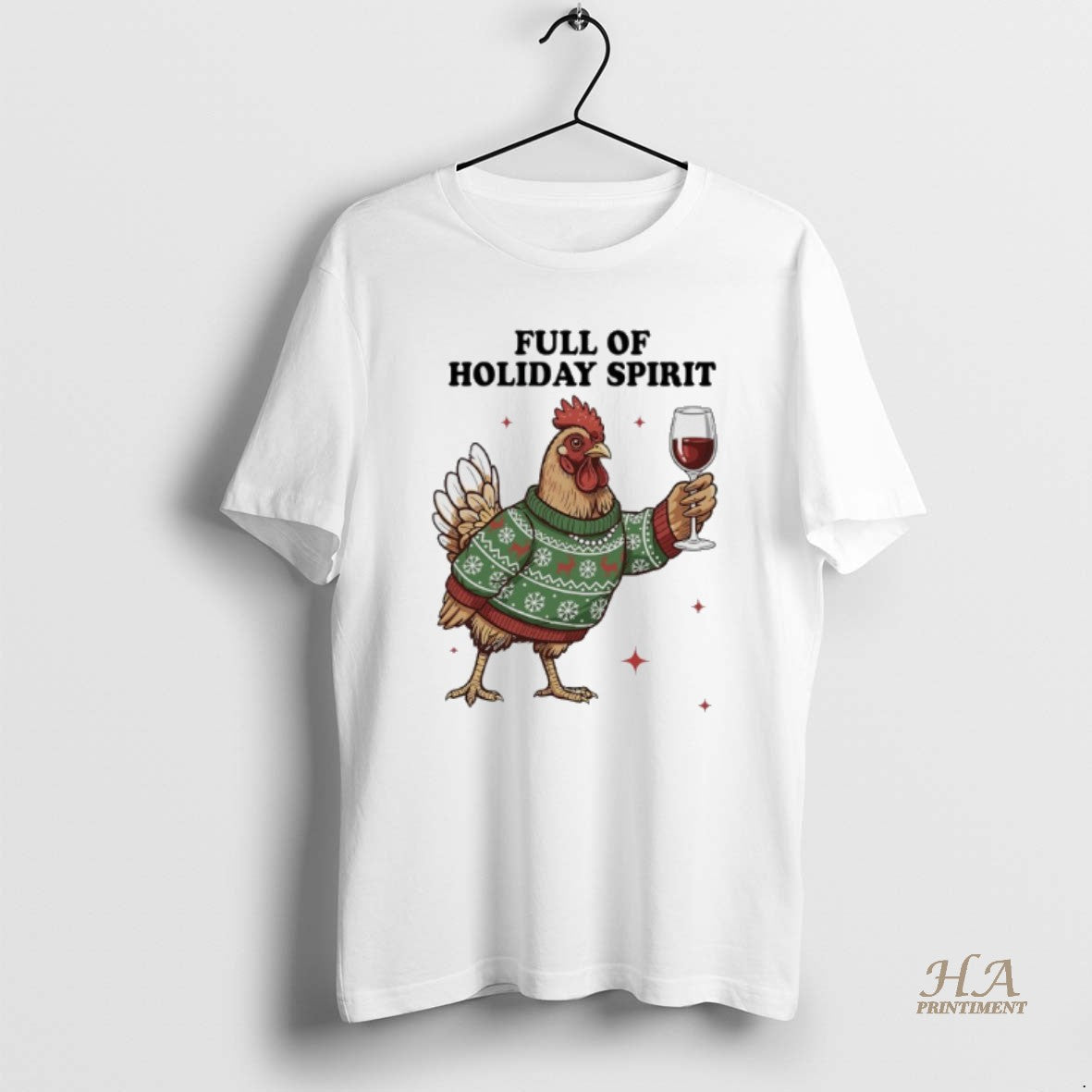 Official Chicken Christmas 2025 Full Of Holliday Spirit Shirt Hoodie Sweatshirt | PurePodTees.com
